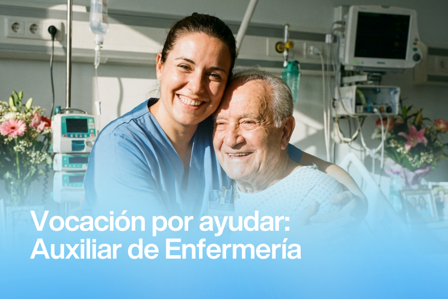 Cuando cuidar es tu vocación: formarte como Auxiliar de Enfermería