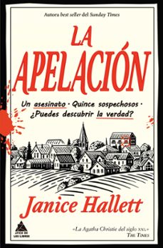 La Apelacion, Janice Hallett 1 Portada libro La Apelacion de Janice Hallett