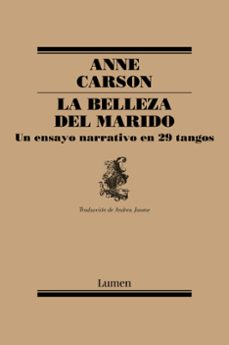 La Belleza del Marido, Anne Carson 1 Portada libro La Belleza del Marido de Anne Carson