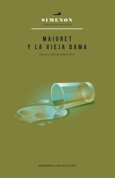 Portada libro Maigret y la Vieja Dama de Georges Simenon