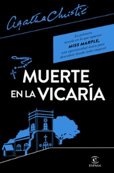 Muerte en la Vicaria, Agatha Christie 1 Portada libro Muerte en la Vicaria de Agatha Christie