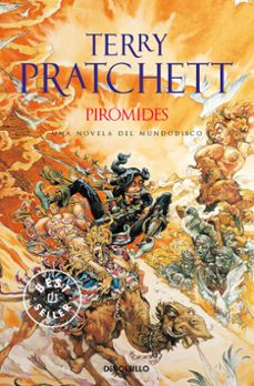 Mundodisco 7 Piromides, Terry Pratchett 1 Portada libro Mundodisco 7 Piromides de Terry Pratchett