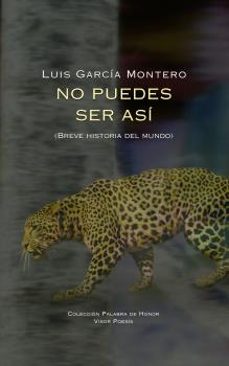 No Puedes Ser Asi, Luis Garcia Montero 1 Portada libro No Puedes Ser Asi de Luis Garcia Montero