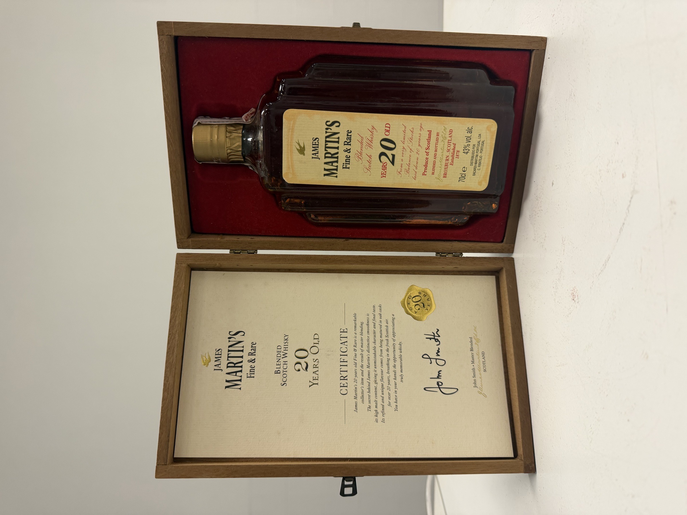 James Martin's Fine & Rare 20 Years Old – Blended Scotch Whisky