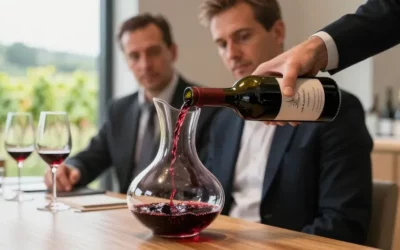 Décantation : la signification en vin et exemples simples