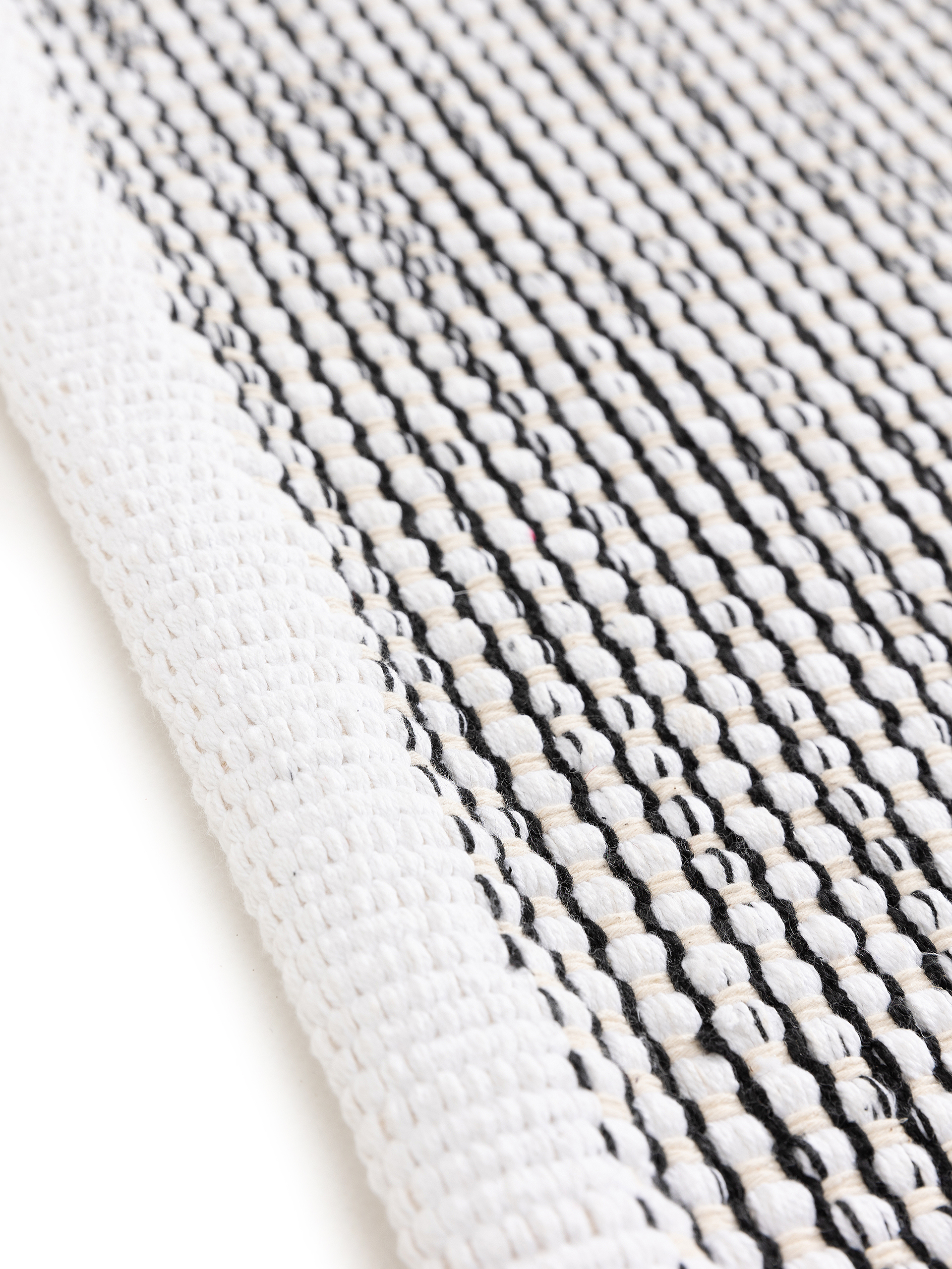 Teppich aus 100% Baumwolle in Beige mit 100% Baumwolle hohem Flor von benuta Basic