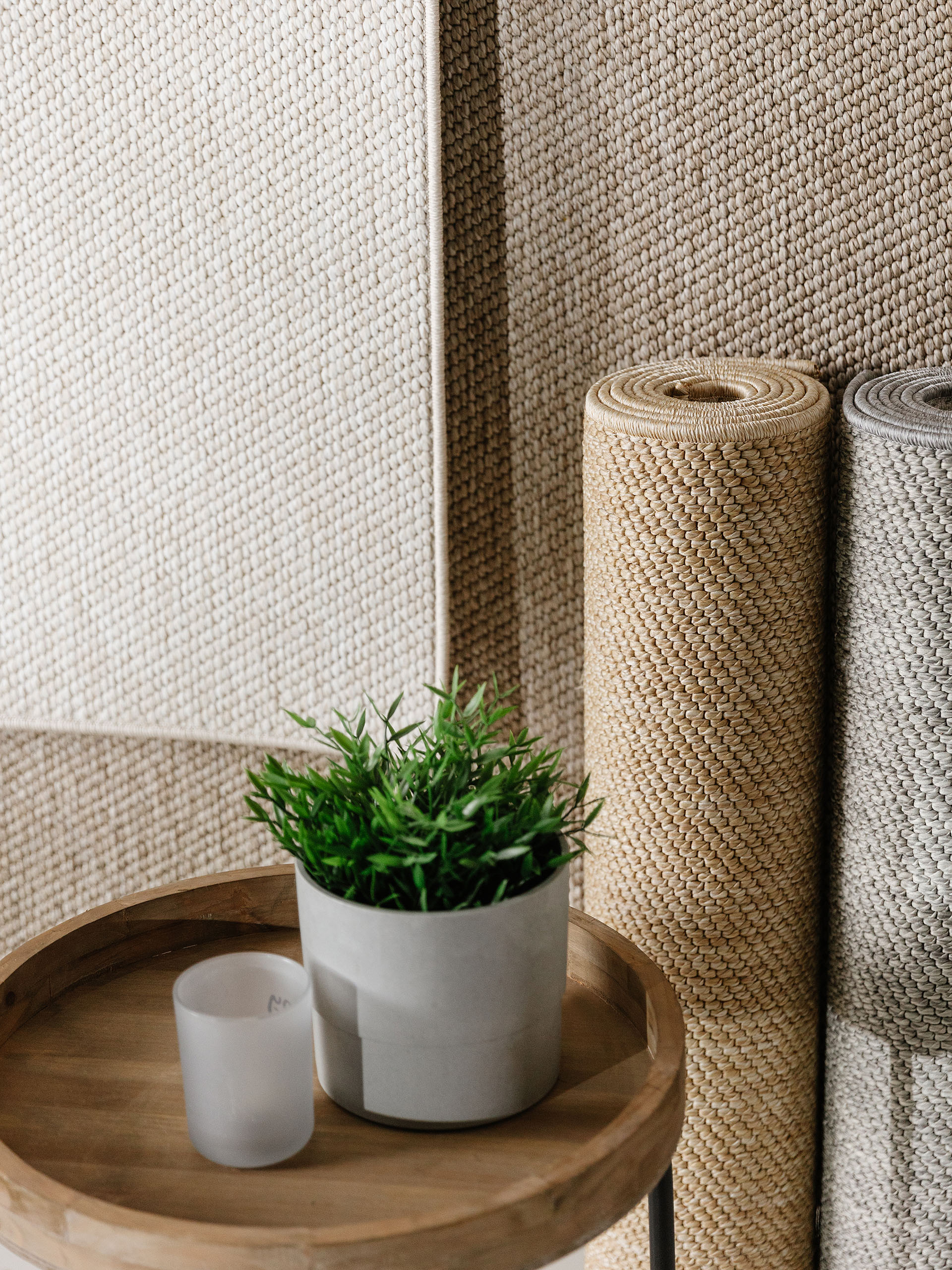 Rug made of 100% Polypropylen in Beige with a 100% Polypropylen high pile by benuta Basic