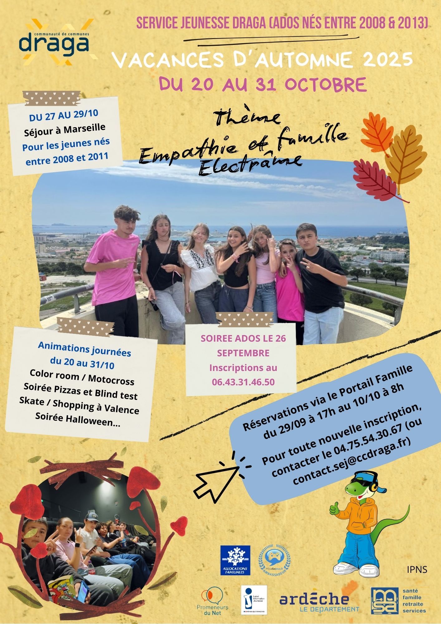 Affiche jeunesse automne 2025 Affiche jeunesse automne 2025