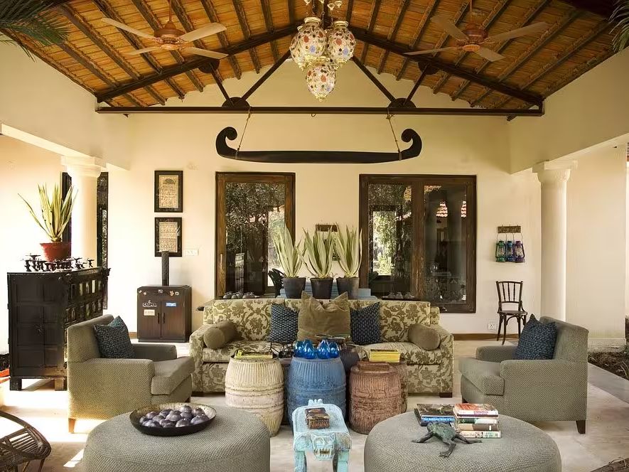 Baghvan Taj Pench Lounge Interior