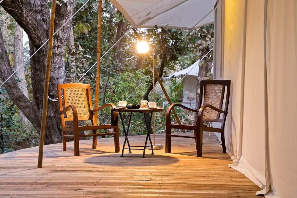 Jamtara Wilderness Camp Private Varandah