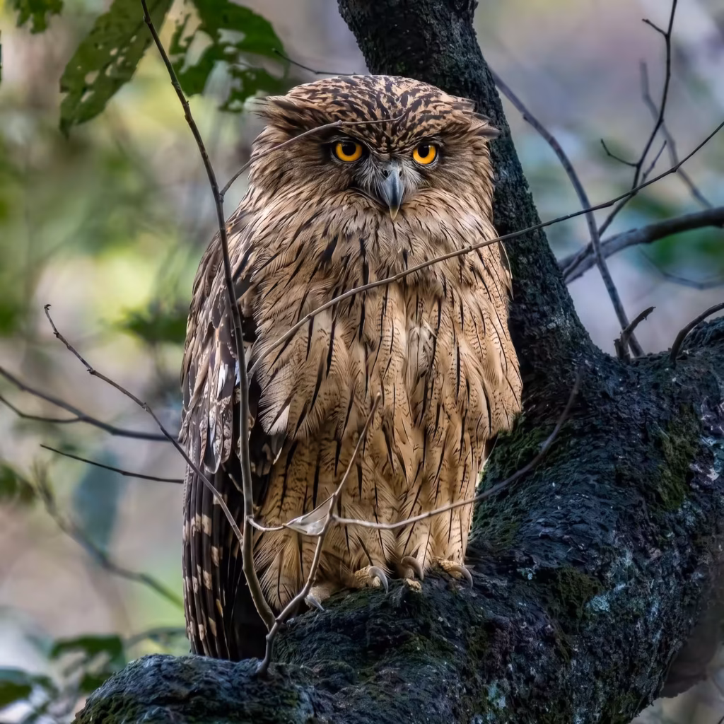 Brown Fish Owl