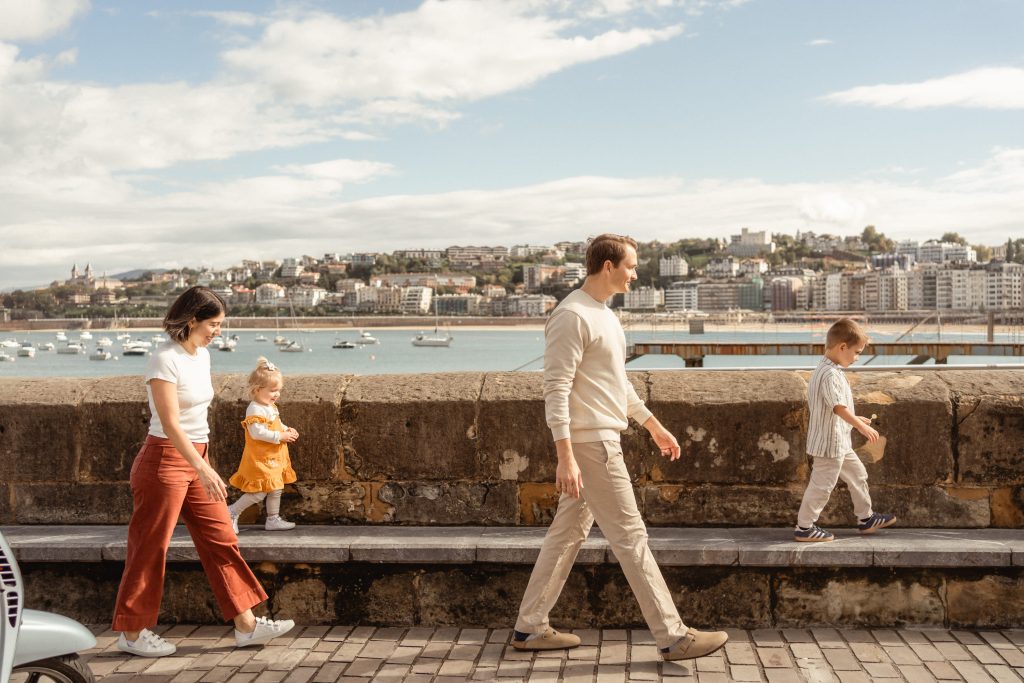Fotografía de familia Vitoria Gasteiz