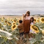Fotografía de familia en la playa