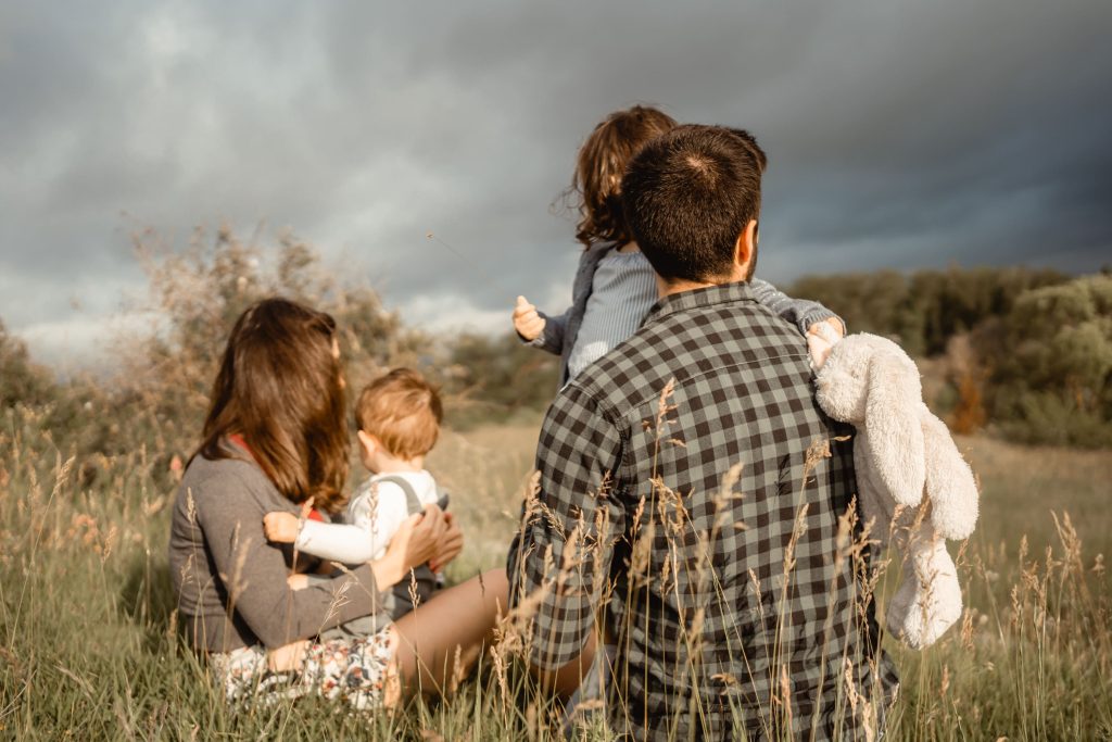 Fotografía de familia Vitoria Gasteiz