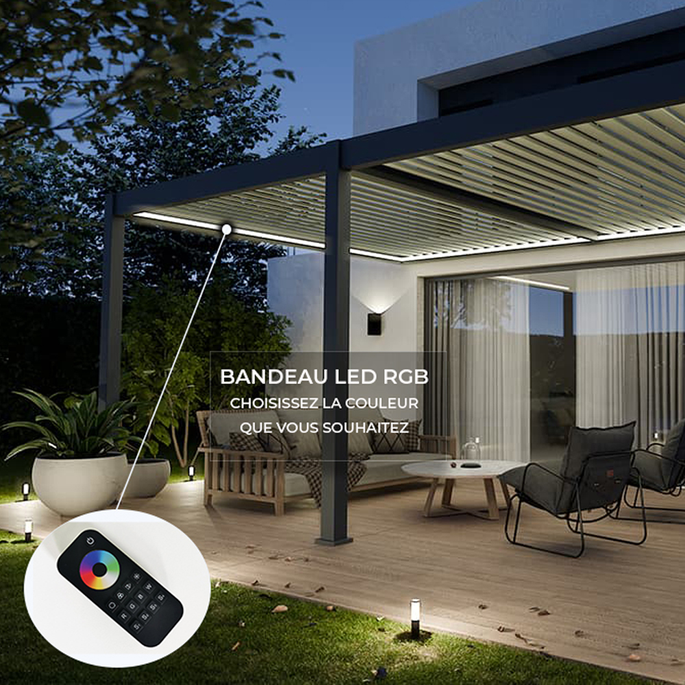 spot LED pergola alu