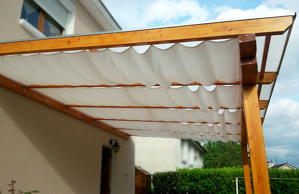 store pergola bois