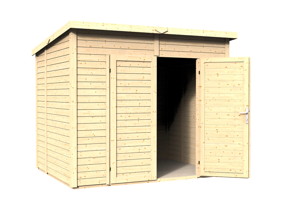 abri de jardin avec plancher