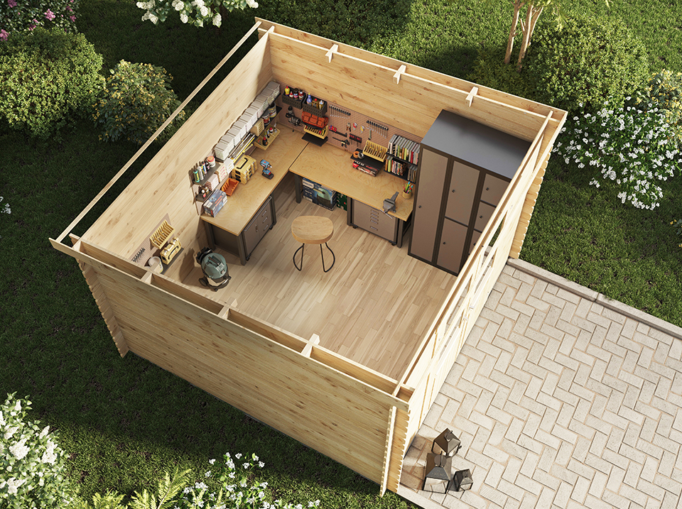 abri de jardin en bois