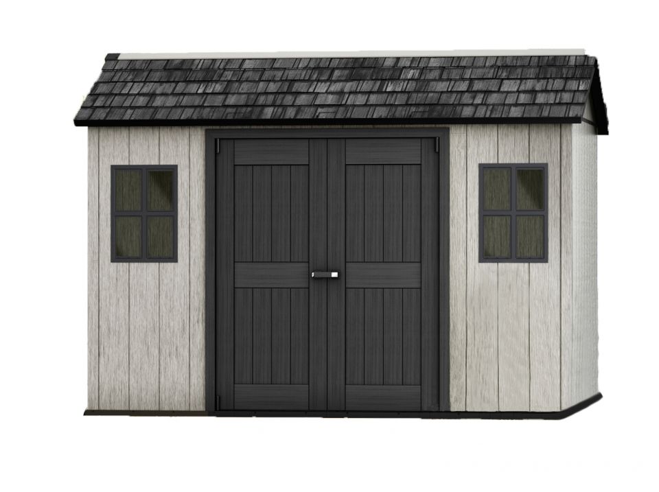 cabane en résine double pente