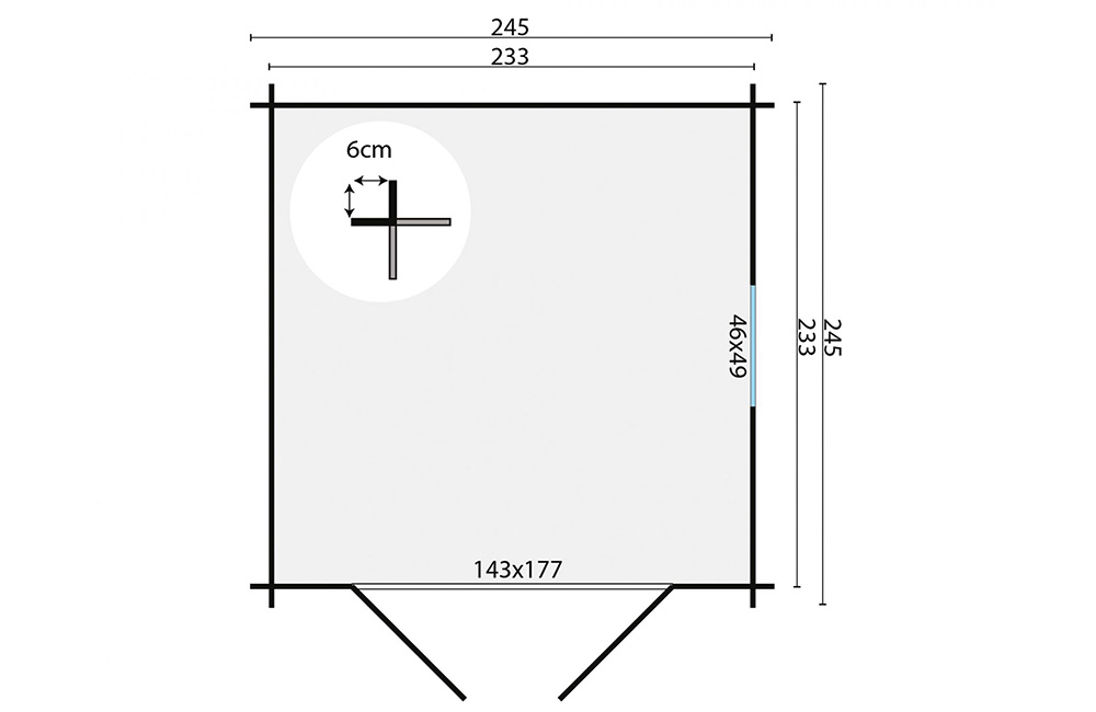 plan de fondation abri de jardin