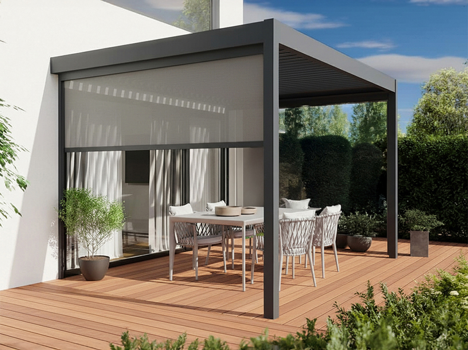 store lateral pergola