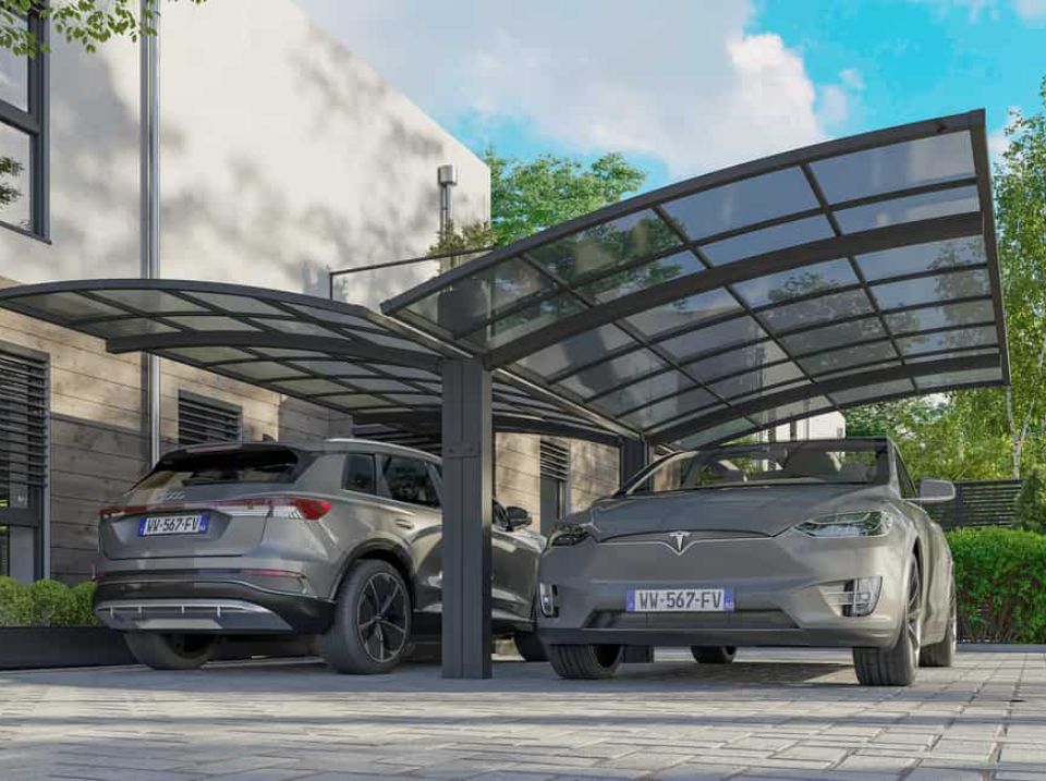 carport alu 2 voitures 600 x 500