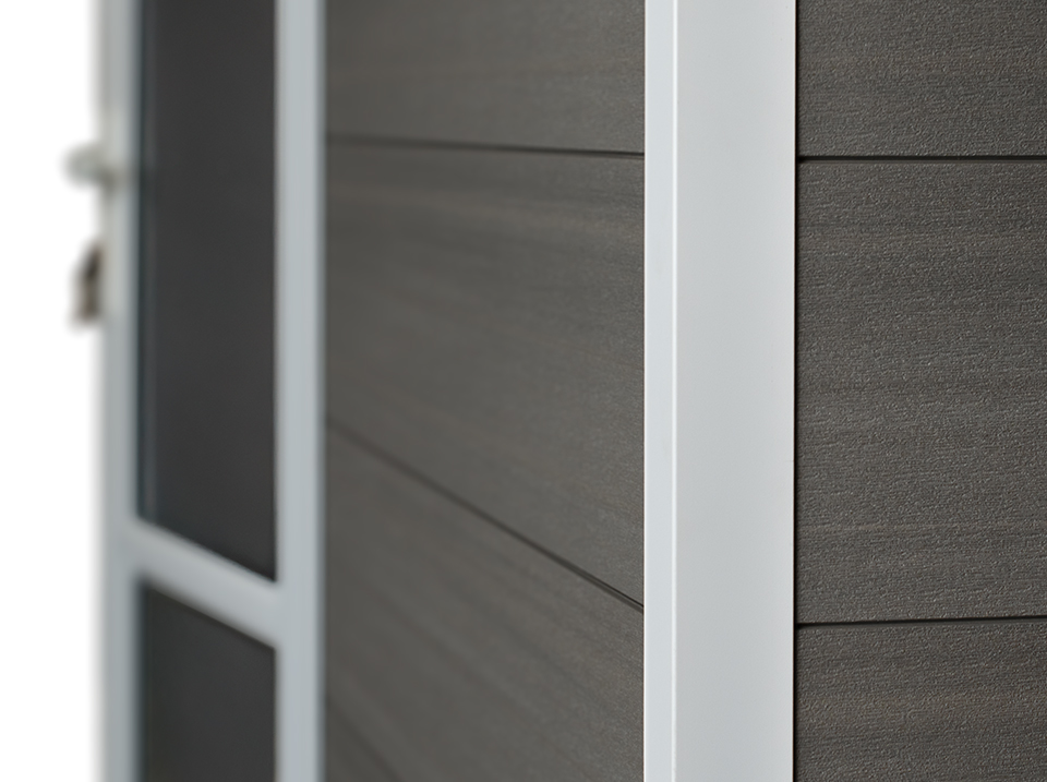 abri en bois composite