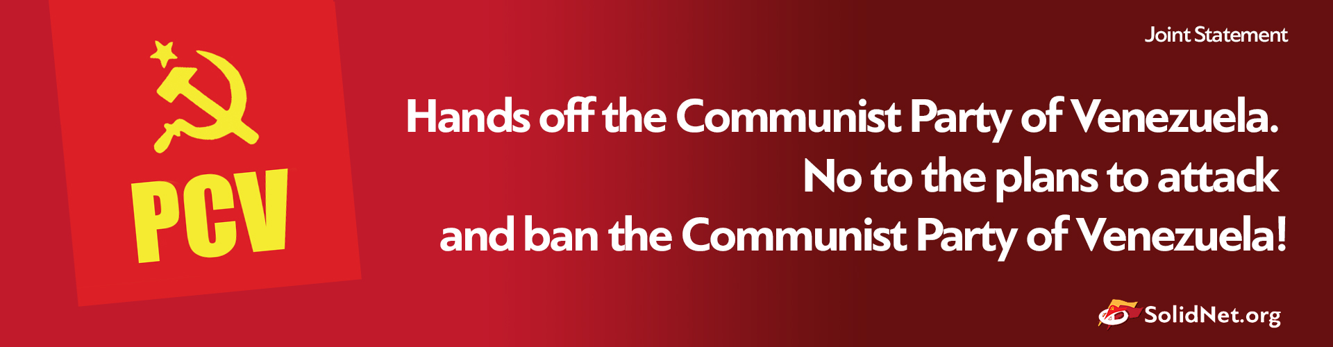 STOP THE U.S. MILITARY THREAT AGAINST VENEZUELA