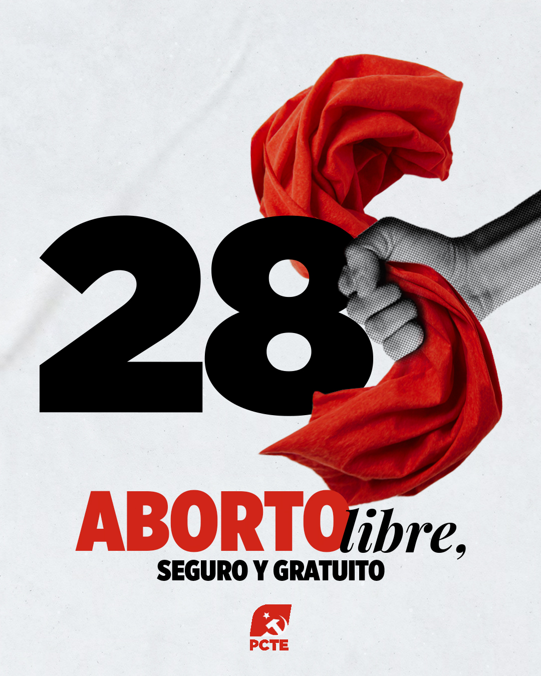 Resolución del PCTE ante el 28 de septiembre, Día de Acción Global por el Aborto Legal, Seguro y Accesible