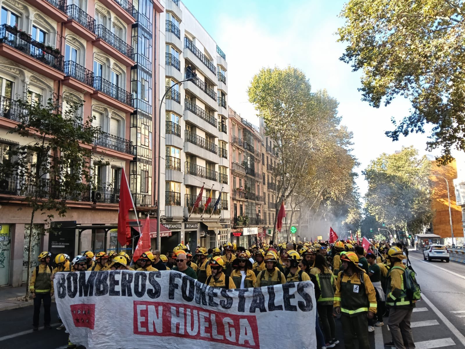 Ni un paso atrás frente a la represión. ¡Viva la lucha de los Bomberos Forestales!