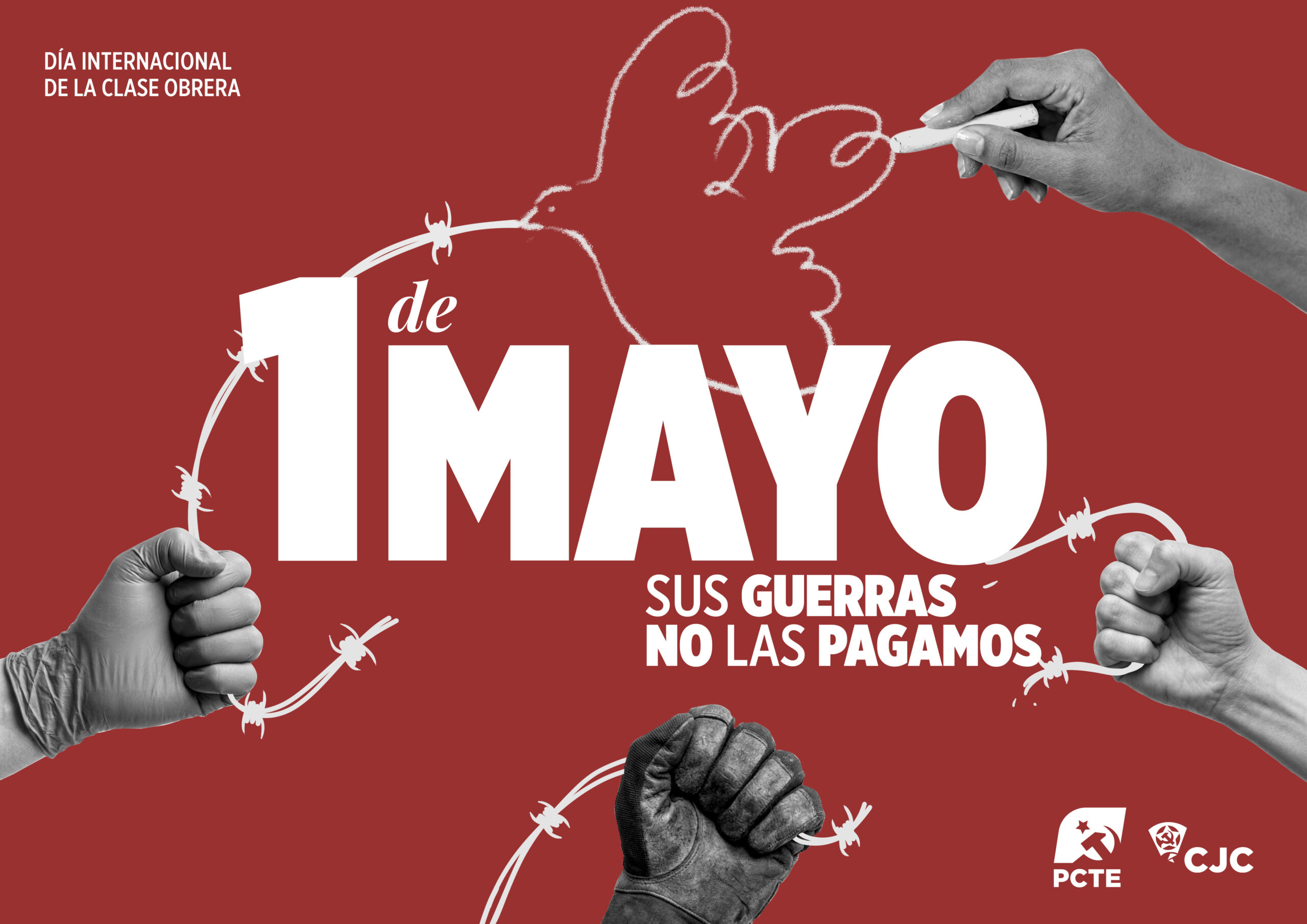 Declaración del Comité Central del PCTE ante el Primero de Mayo de 2026