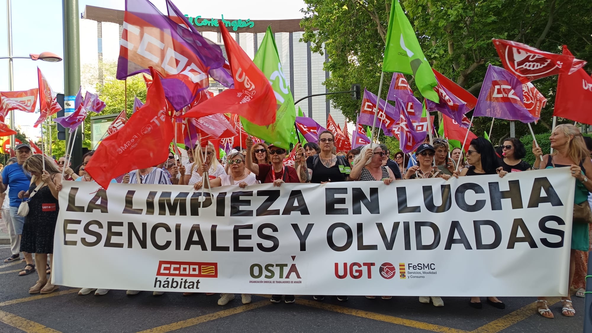 Huelga de limpieza en Zaragoza: cuando se revela la fuerza de la clase obrera