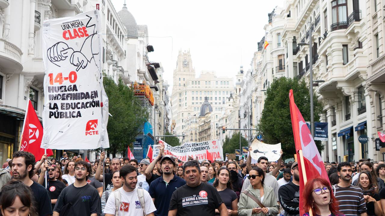 Hacia la huelga indefinida en la enseñanza pública madrileña.