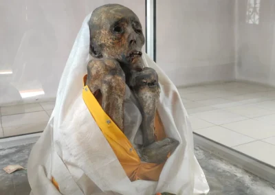 Mummy of buddhist monk sangha tenzin