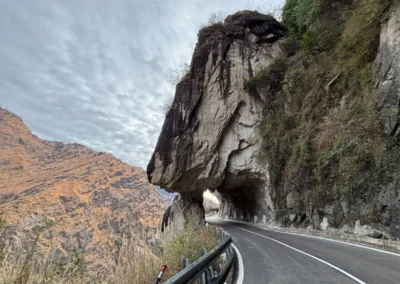 Rock tunnel to Spiti