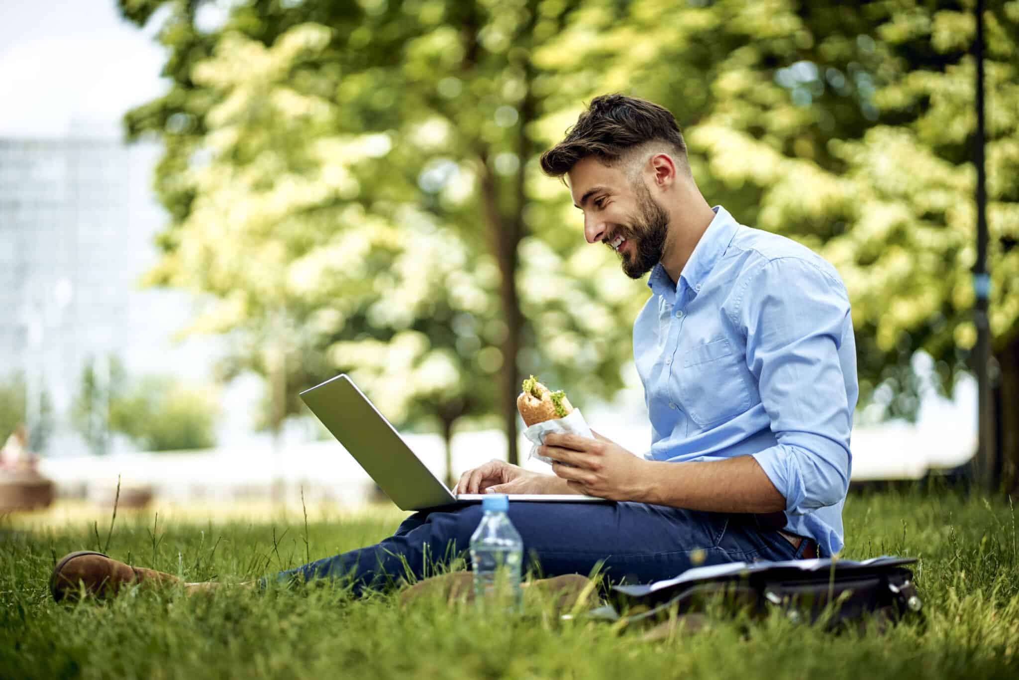 Companies with green and relaxing spaces