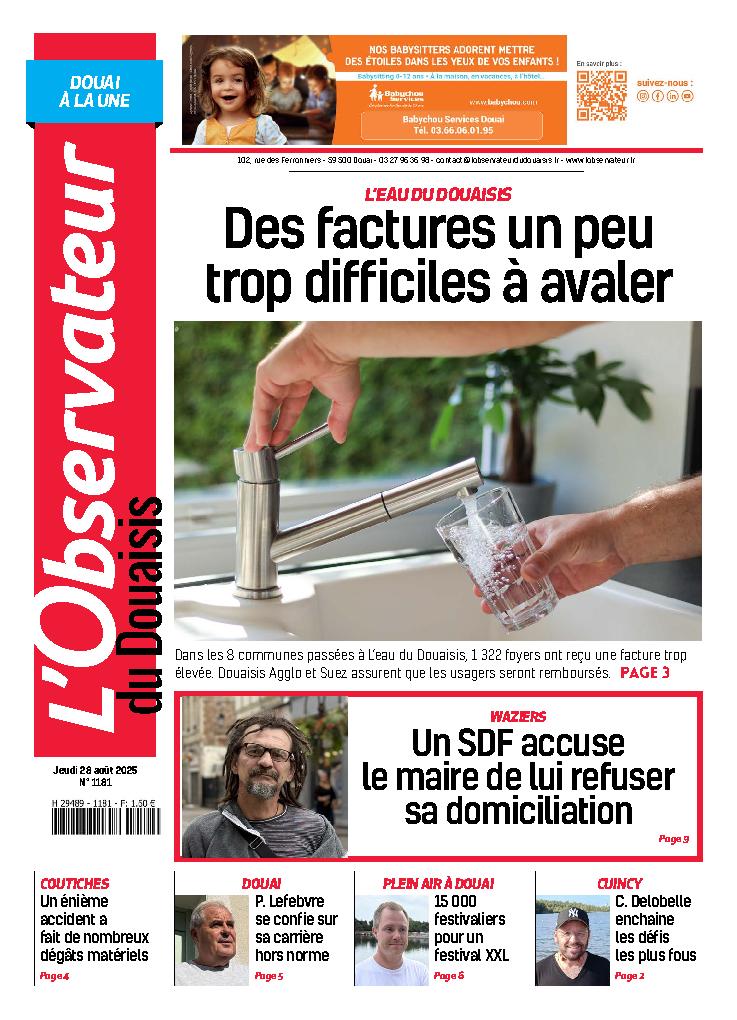 Couverture du dernier journal sorti