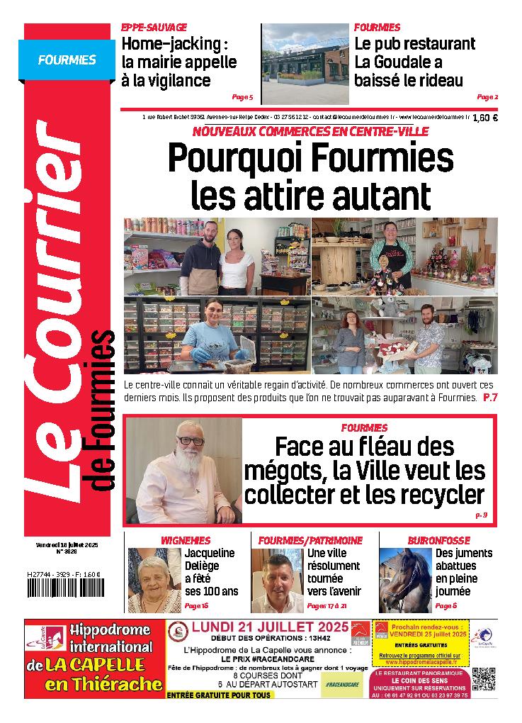 Couverture du dernier journal sorti