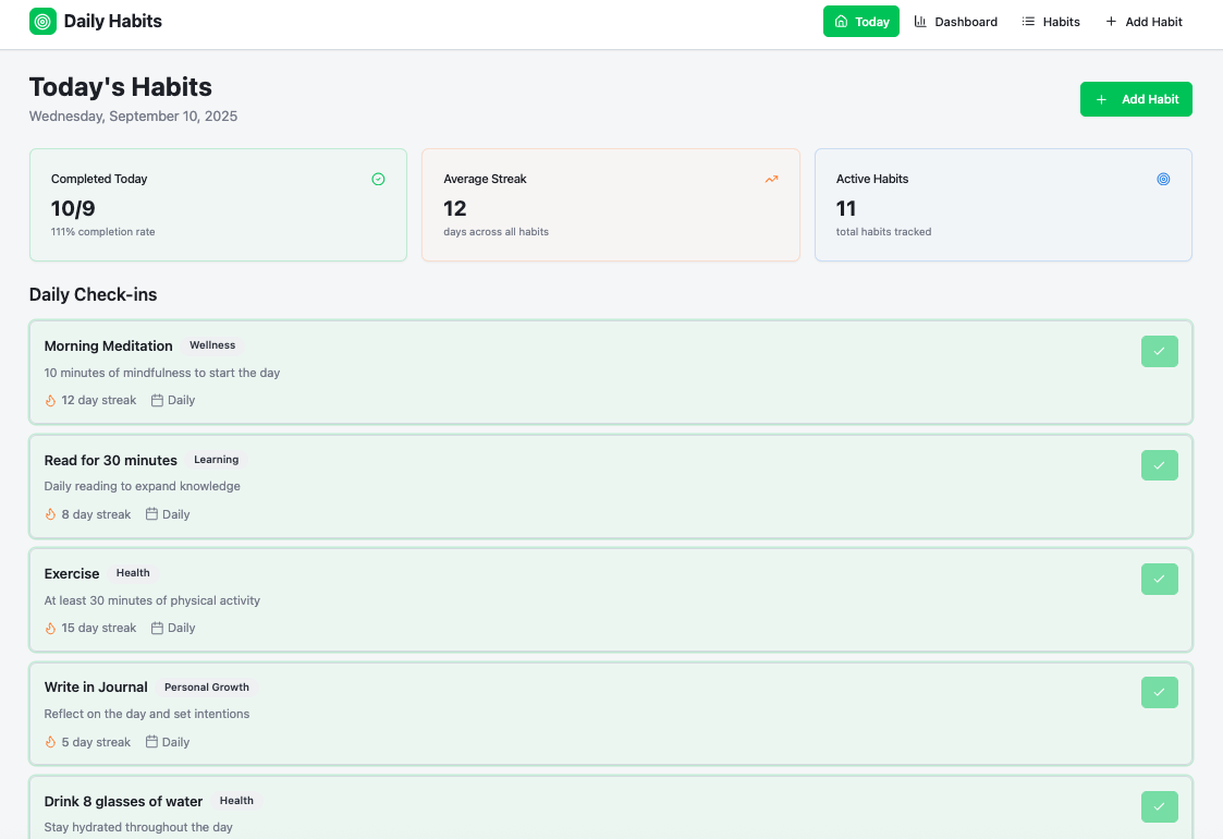 Daily Habit Tracker thumbnail