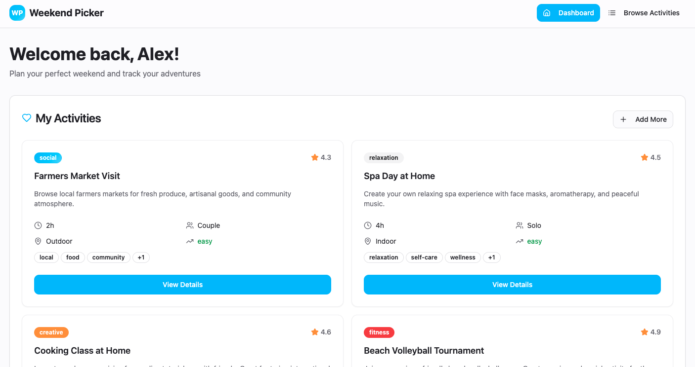 Weekend Picker thumbnail