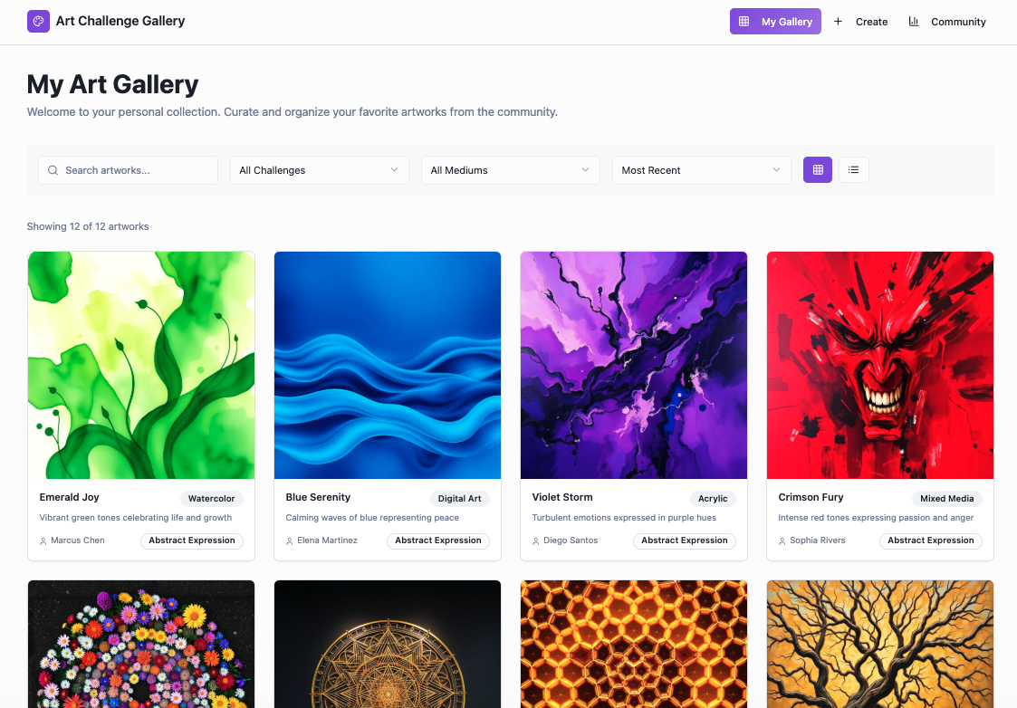 Art Challenge Gallery thumbnail