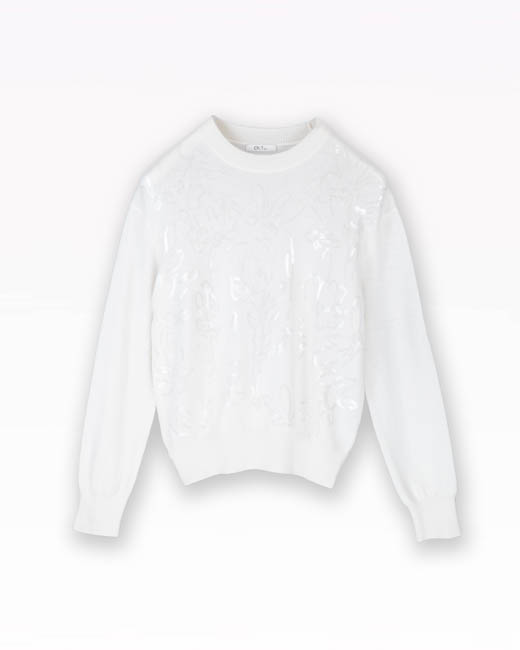Product image: Tonal Sequin Knit Sweater