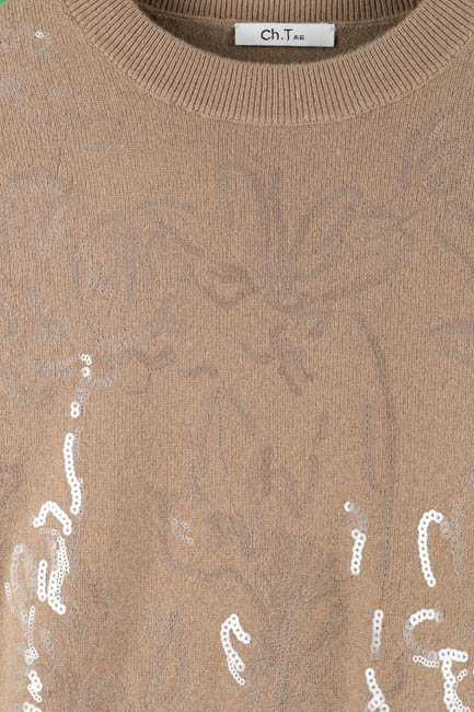 Image de détail du produit 1: Pull en maille sable à sequins