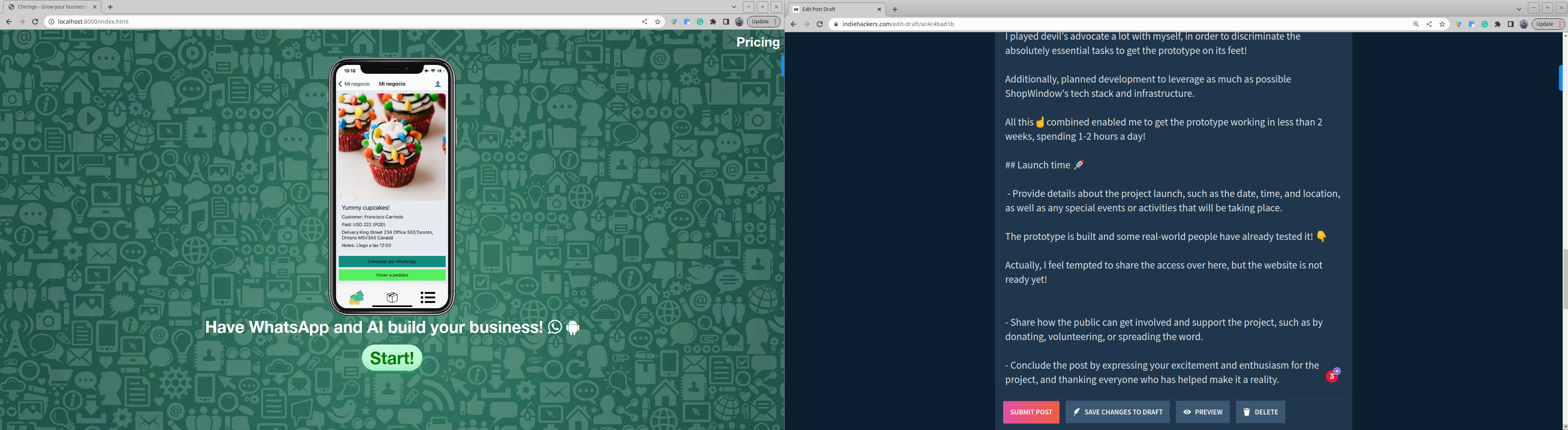 Chiringo Website
