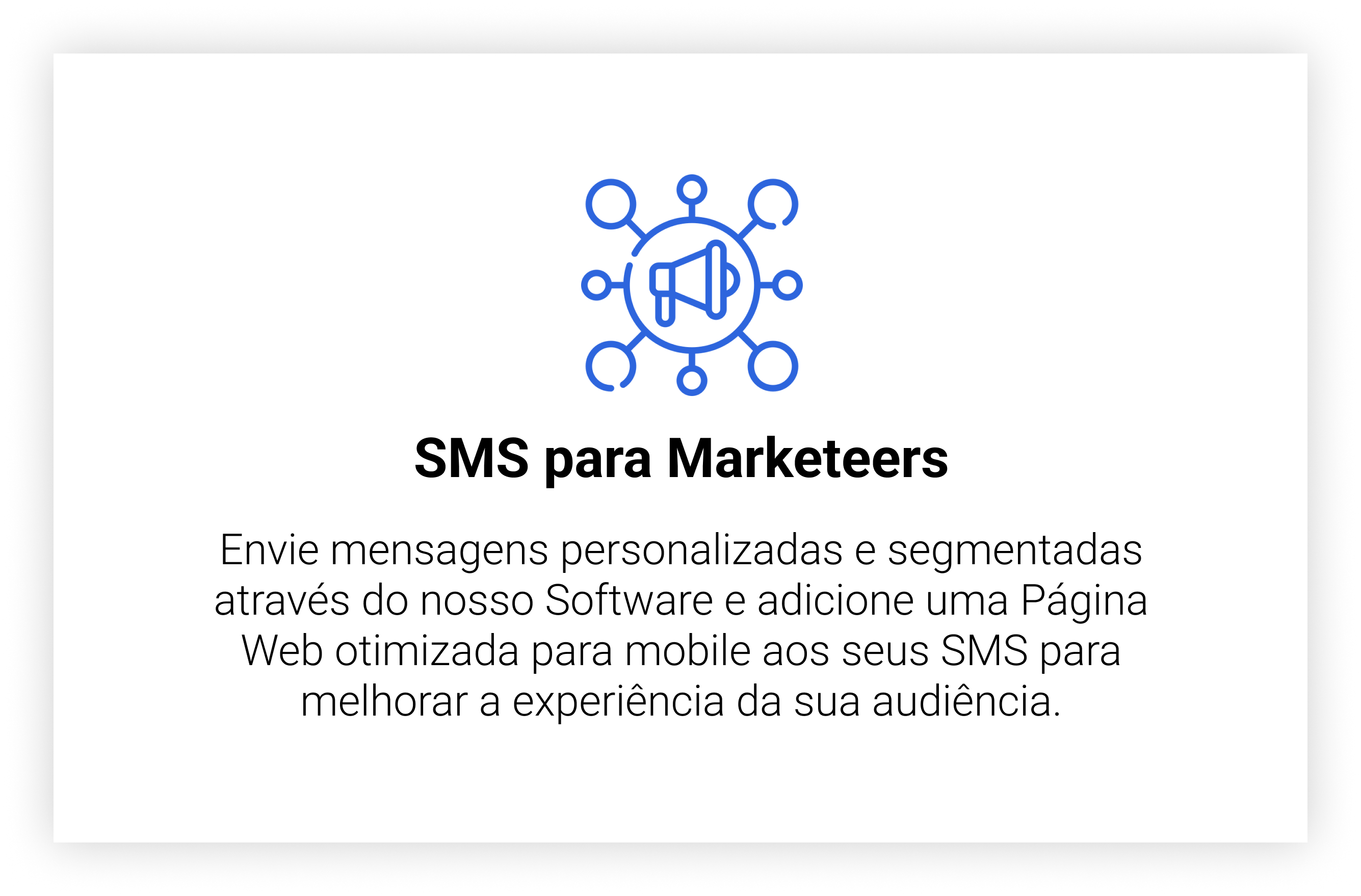 SMS para Marketeers