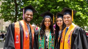 Réussir sa remise des diplômes: la checklist des accessoires personnalisables Diplomissimo (toge, chapeau, écharpe)