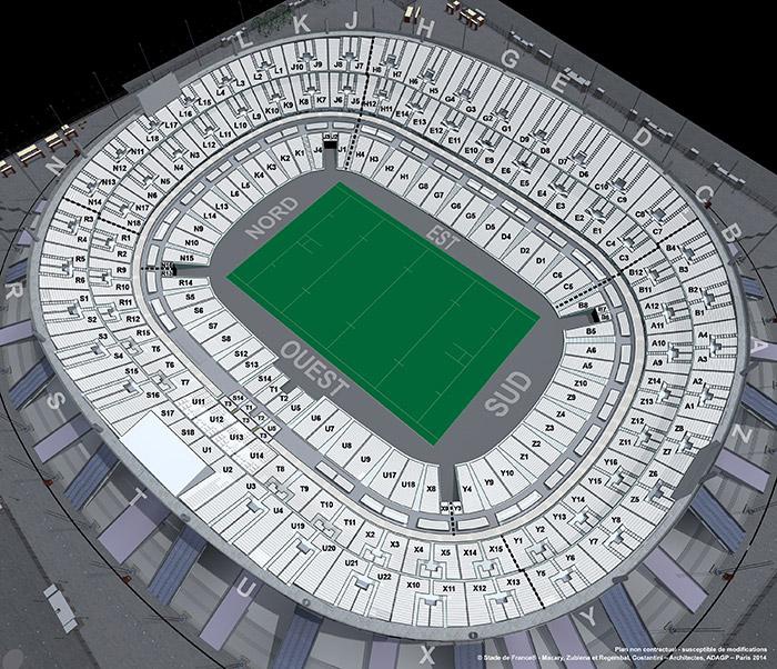 Plan de salle (Stade de France)