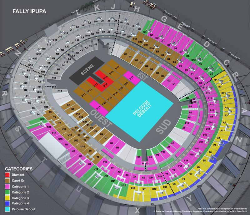 Plan de salle (Stade de France)