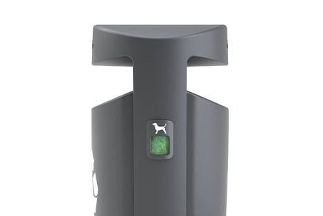 Plastic bag dispenser for dog excrement