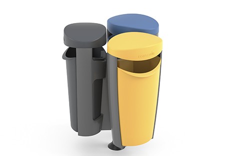 OMEGA 50 L Litter Bin Island